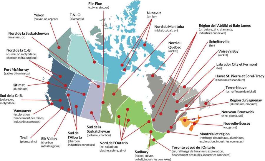 L'industrie minière au Canada
